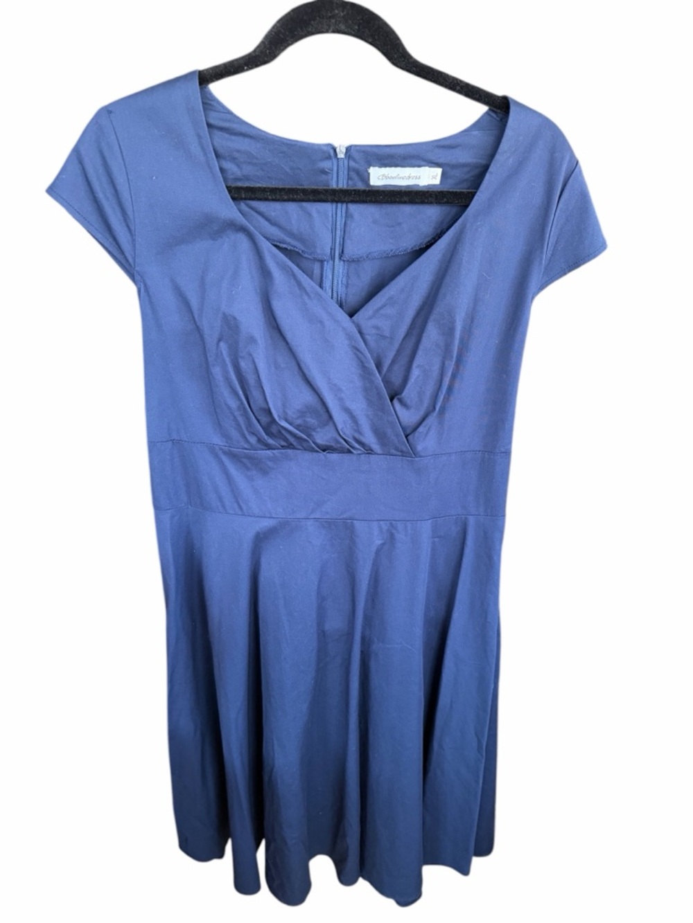 Bbonlinedress 1950s Retro Swing Navy Party Dress Women's Size XL - Picture 5 of 11